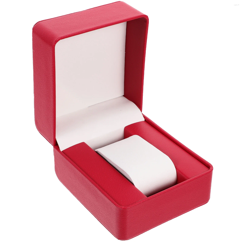Watch Boxes Modern Box With Silent Opening Design For Jewelry Storage Waterproof PU Display Case Home Office Travel