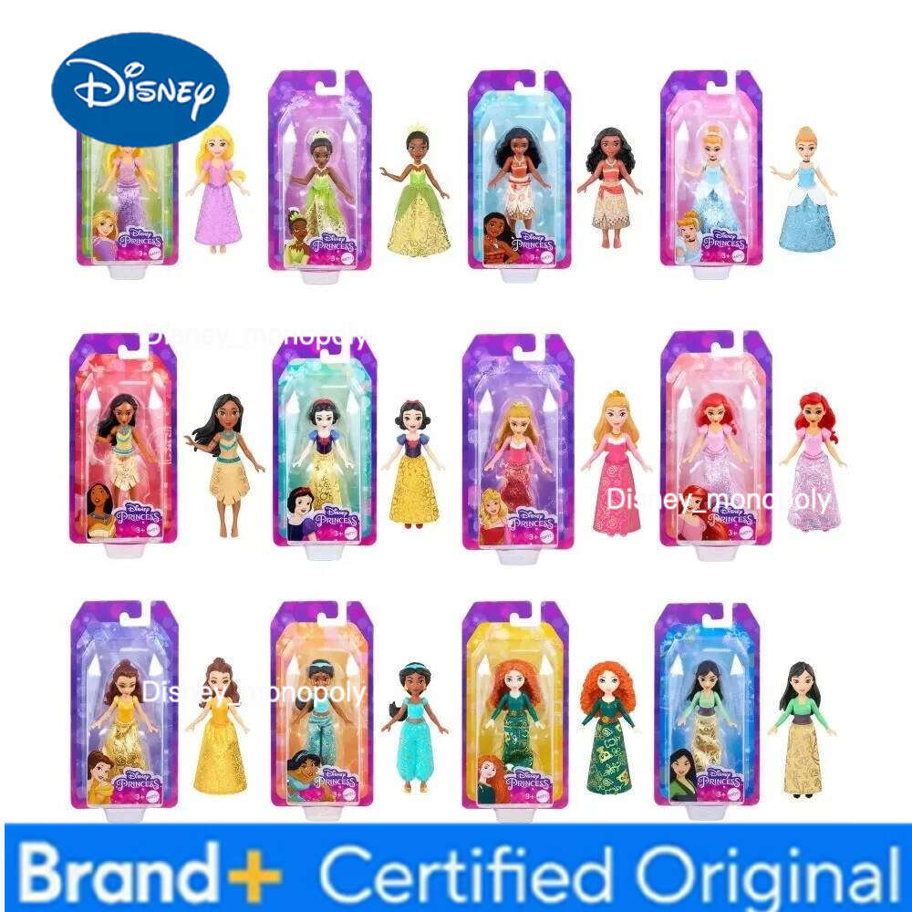 Disney Assorted Original Mini Princess POCAHONTAS Mulan Miniature Dolls for Girls Christmas Gifts HPL55 Toys H260105 H260105