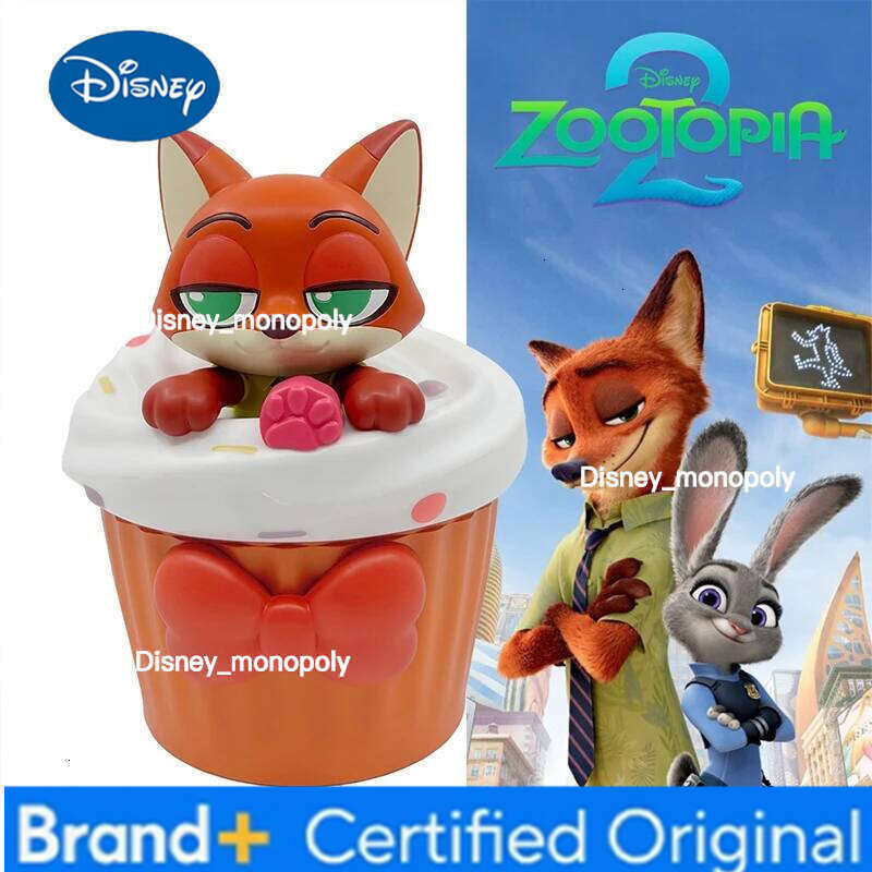 Disney New Original Zootopia 2 Official Movie Merchandise Nick Judy Cute Shaped Water Cup Anime Cartoon Toy Kawaii Trendy Gifts Decor H260105 H260105