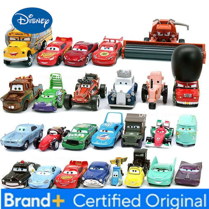 Disney Pixar Cars Lightning McQueen rhapsody matador bulldozer truck Mater harvester 1:55 Diecast Metal Car Model Toy H260105 H260105