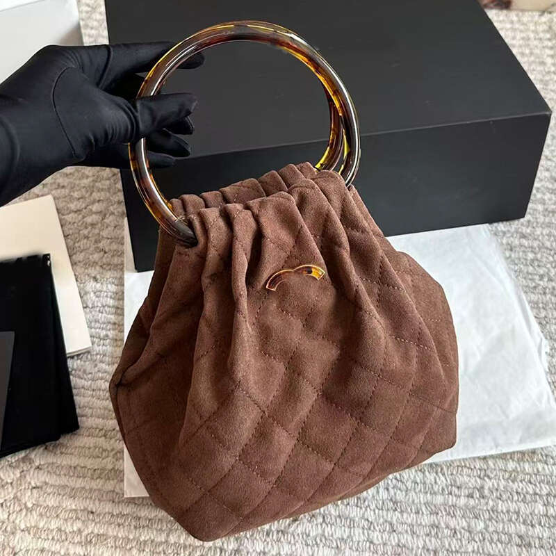Evening Bags Designer Handbags Totes Bag Sycee Round Handle Crossbody Bag Small Handbag Vintage Tortoiseshell Handle Purses