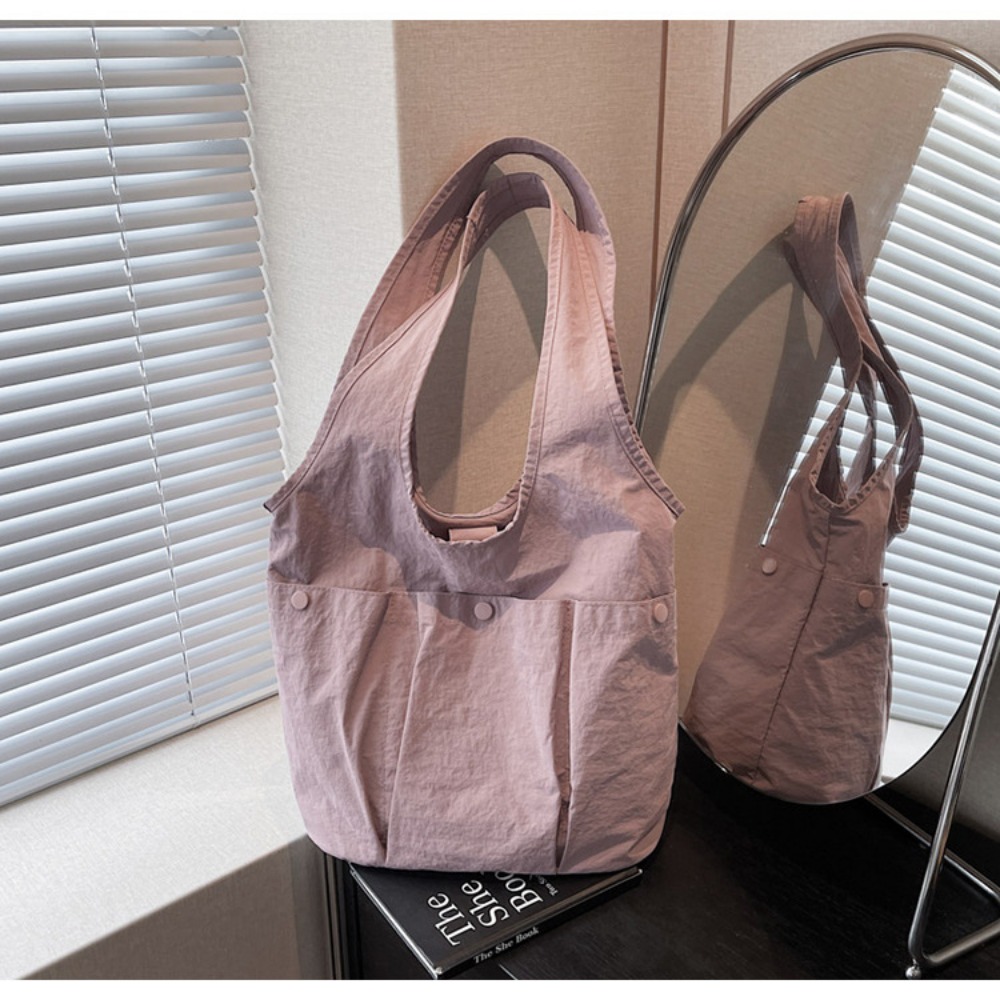 Pleated Three-pocket Shoulder Bag Commuter Armpit Bag Large Capacity Commuter Tote Bag Handbag Bag Women's Bag
