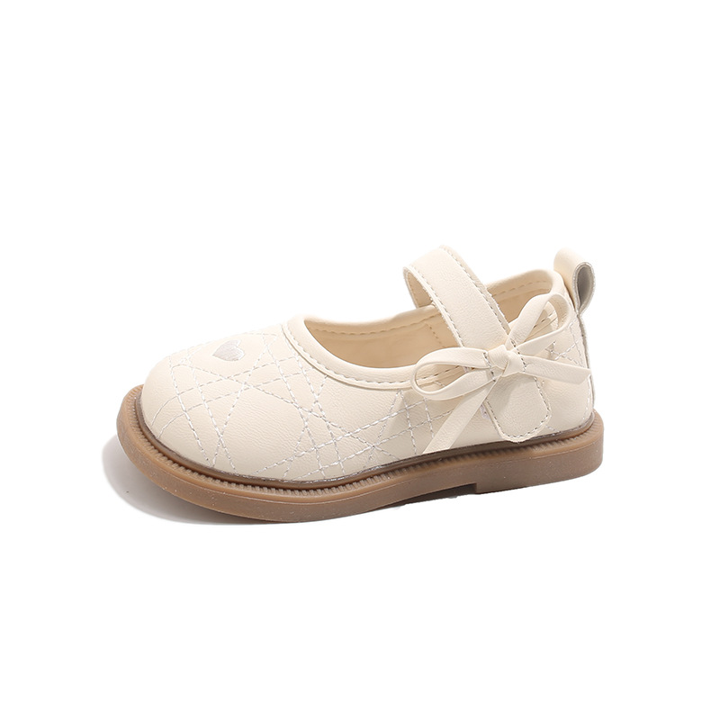 kids shoes Kids Princess Shoes Spring Autumn Cute Leather Flat Shoes for Girls Comfortable