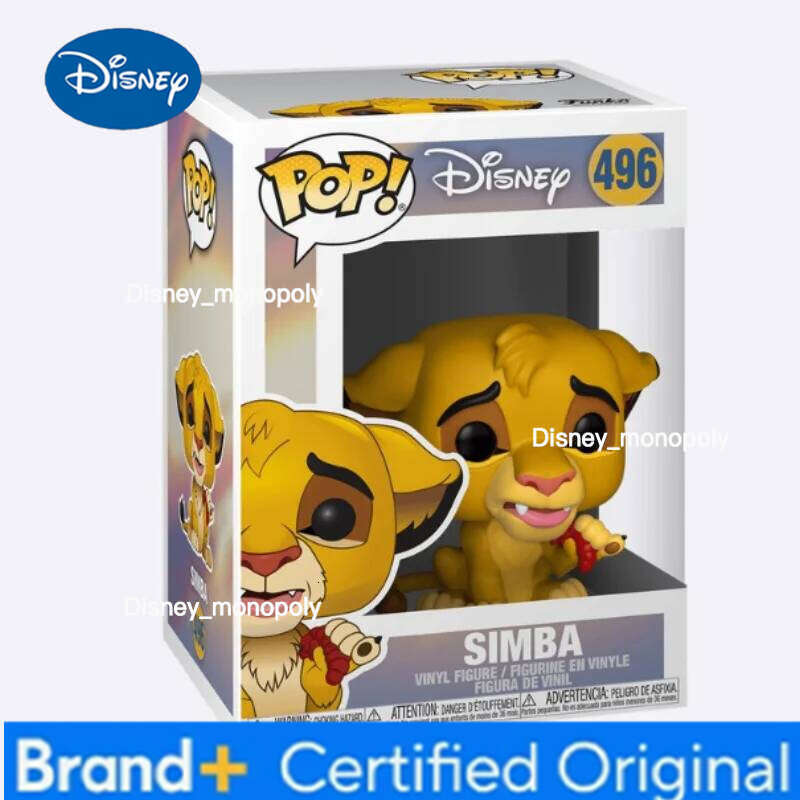 Disney Funko Pop! Lion King Hakuna Matata Model Toys Movie Character Simba Action Figures Limited Edition Statue Doll Kids Holiday Gift H260105