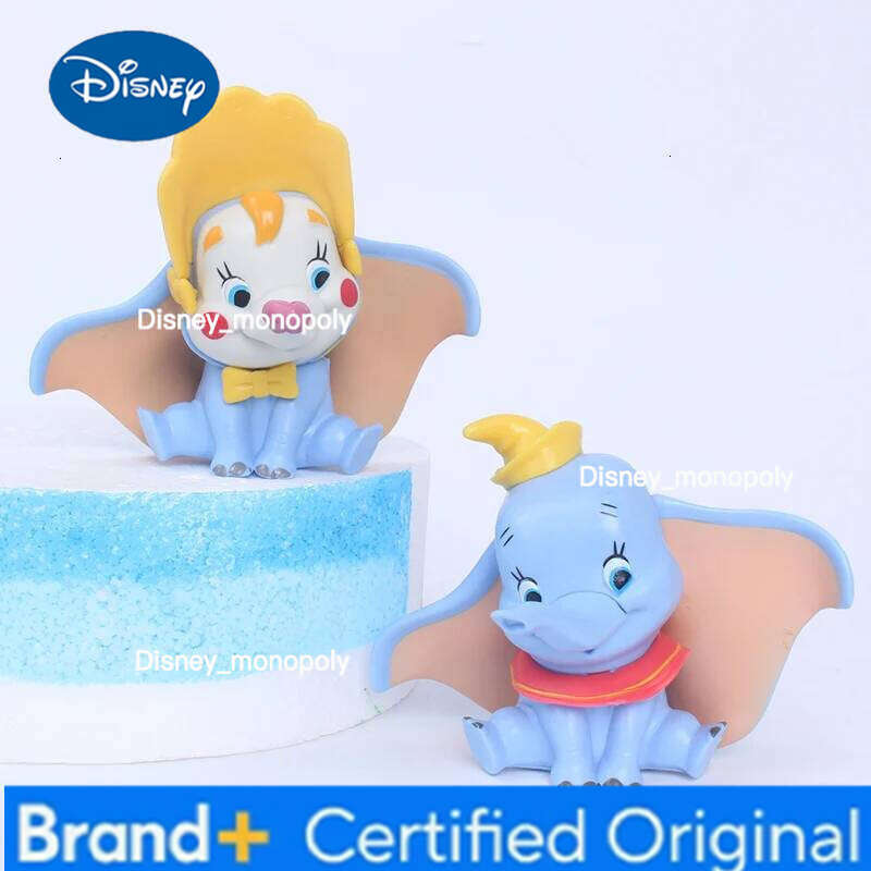 Disney Dumbo Elephant Action Figure Cartoon Cake Cute Car Ornaments Girl Birthday Gifts Desktop Ornament Home Decoration H260105