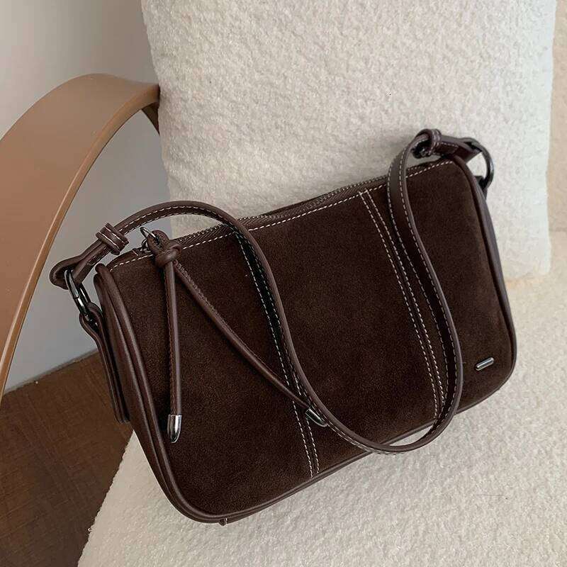 2026 High Quality Soft Genuine Suede Women Tote Bags Large Capacity Female Shoulder Crossbody Bag Luxury Handbags Purses A Main JINXIANGGUO Tote