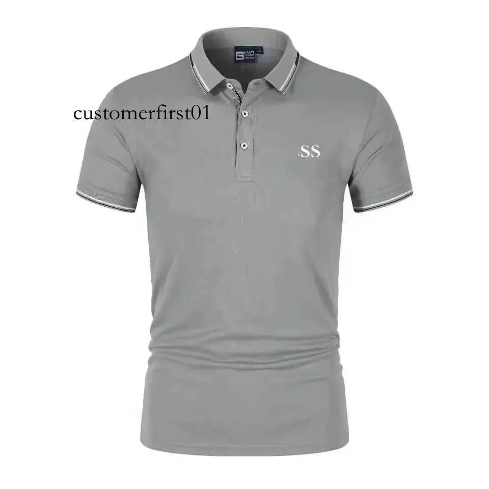 Designer bosse shirt Polo Summer Fashion For Men Women T Shirts Long Sleeve Tops Letter Cotton Tshirts Clothing Short Sleeve High Quality Clothes 463