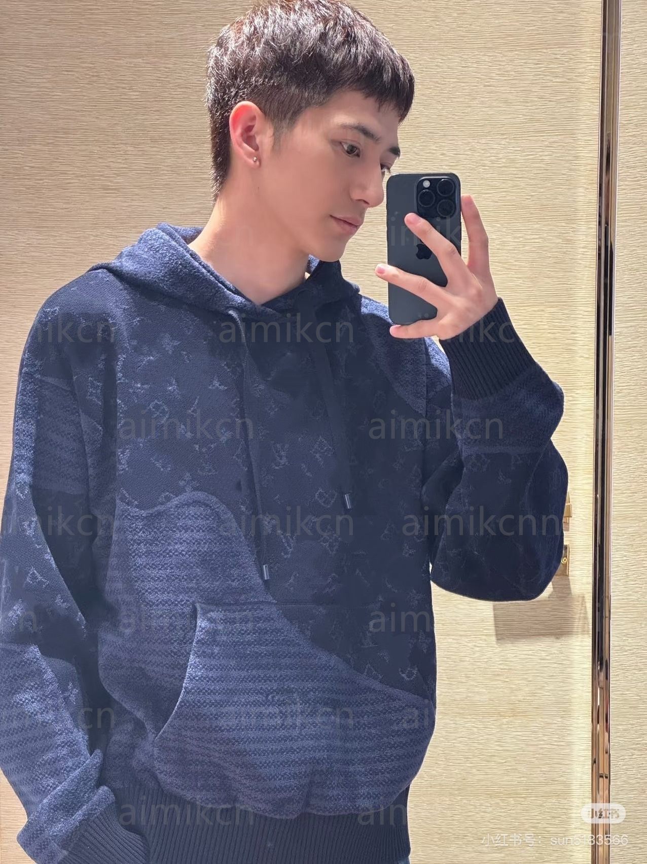 Autumn new designer men hooded sweatshirt letter print splicing wool knitting loose long sleeved top men women casual outdoor sports loose hooded sweatshirt S-XL