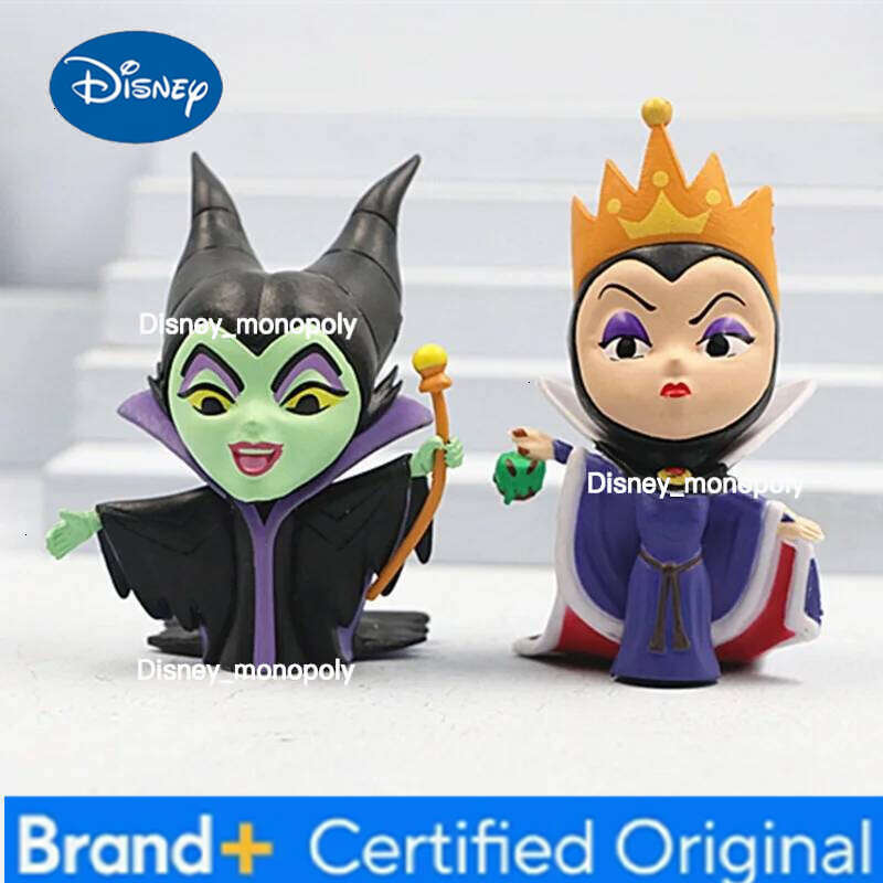 Disney Anime Villain Queen Cruella Maleficent Evil Witch Action Figure Collection Model Doll Toys Kids Birthday Christmas Gift H260105 H260105