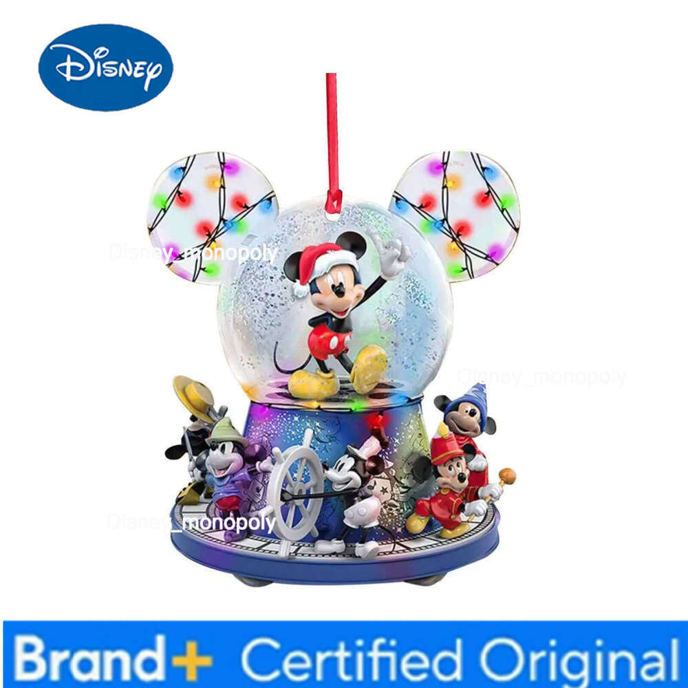 Disney New Hanging Mickey Mouse Pendants Grinch Ornaments Acrylic 2d Version Christmas Tree Decor Xmas Toys H260105
