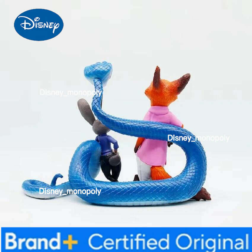 Disney Judy and Nick Zootopia 2 Movie Accessories Handmade Model Toy Snake Gary Anime Cartoon Fashion Car Desktop Ornament Gift H260105 H260105