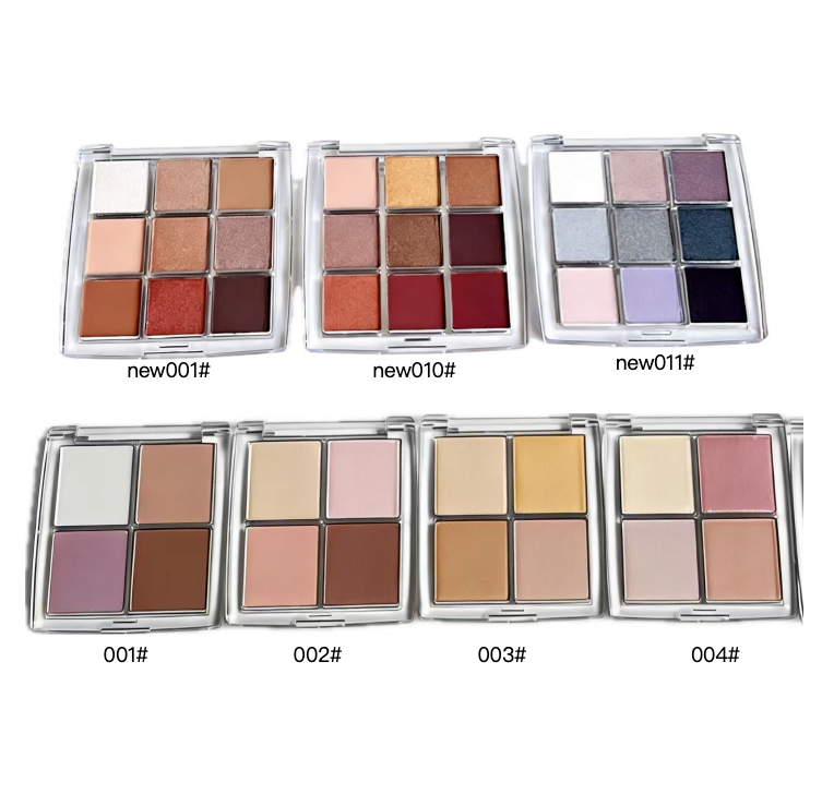 New Highlighter Powder Palette 4 Colors Glitter Contour Brighten Shimmer Dia Face Makeup Cosmetic