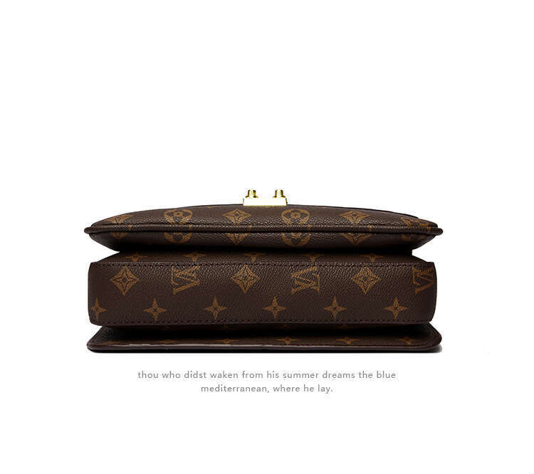 Light Luxury Vintage Handbag for Women 2025 New Monogram K Shoulder Crossbody Bag