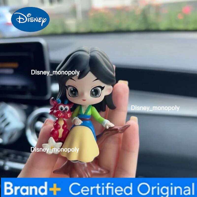 Disney and Mushu Dragon Hot Movies Mulan Princess Action Figure Fashion Trendy Toys Kawaii Birthday Gift H260105