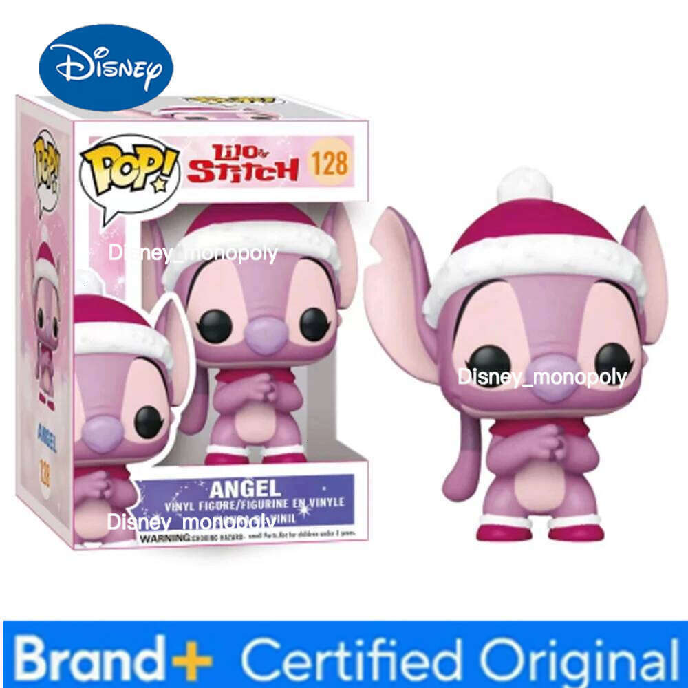 Disney Hot Sale Elf Star Baby Stitch Little Gold Handmade Vinyl PVC Doll Toy Children's Gift H260105