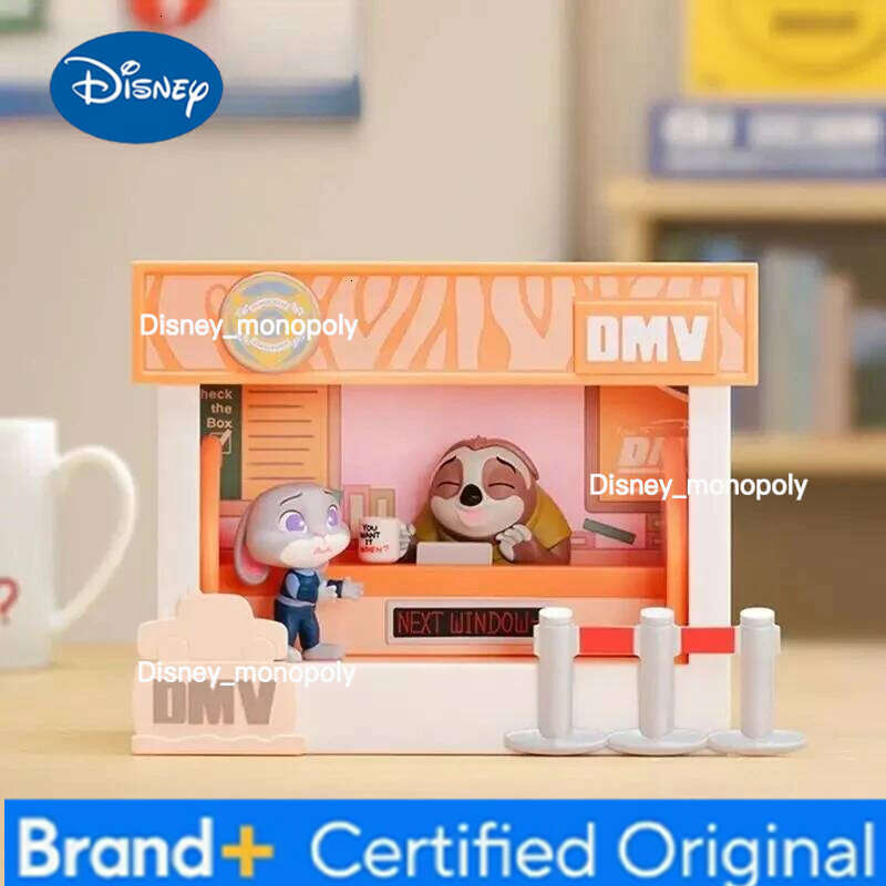 Disney Zootopia Memorable Moments Blind Box, 6 Scenes Figures, Character Model Gift Set Office Desk Decor Collection H260105