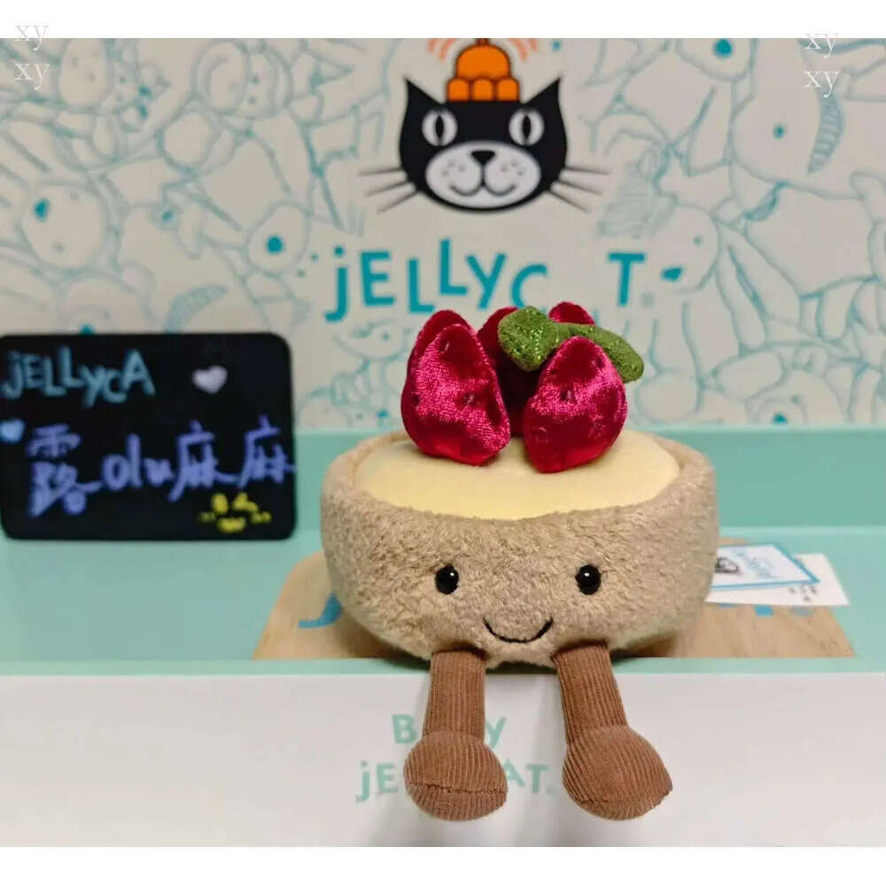 2026 Dolls Jelly cat Amuseables Rene Waffle Plush Fran Pancakes Stuffed Toy Fleurette Aux Fraises Collette Tarte Au Citron Soothing the Doll Gifts S112