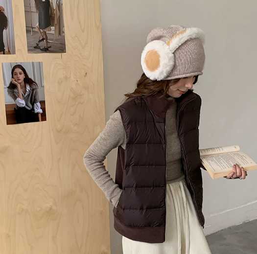 New style down jacket for women - elegant fall and winter cardigan, warm and suitable for all occasions, versatile top to wear on H260105