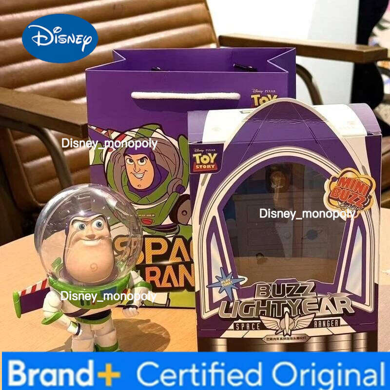 Disney Story Buzz Lightyear Decorations Hand-Made Animation Around Art Movable Toy Nightlight Collection Ornament Gifts H260105