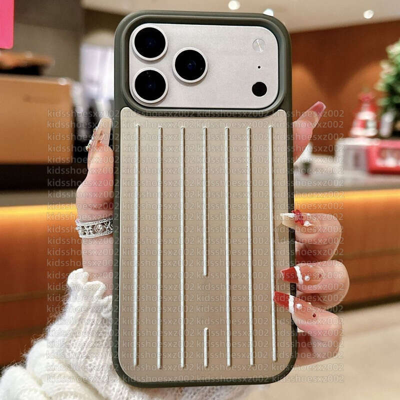 RIM Rimowaa Phone Case Suitcase Designer Iphone Case Apple Iphone 17 Pro Max 16 Pro 15 14 Plus Polycarbonate Aluminum Alloy Magsafe Weave Back Cover Titanium Case