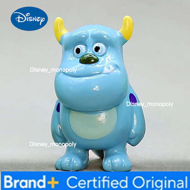 Disney 1Set Mike Wazowski Toy Story MrQ Sulley Action Figures Dolls Desktop Decor Three-eyed Boy Hot Toys Car Ornaments Cake Decoration H260105