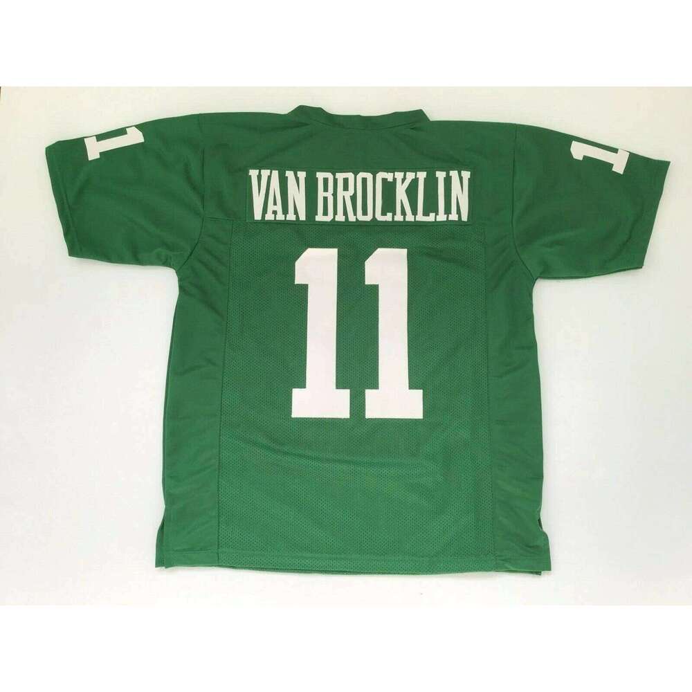 CUSTOM Sewn Stitched Norm Van Brocklin Green Football Jersey Add any name number size XS-5XL 6XL