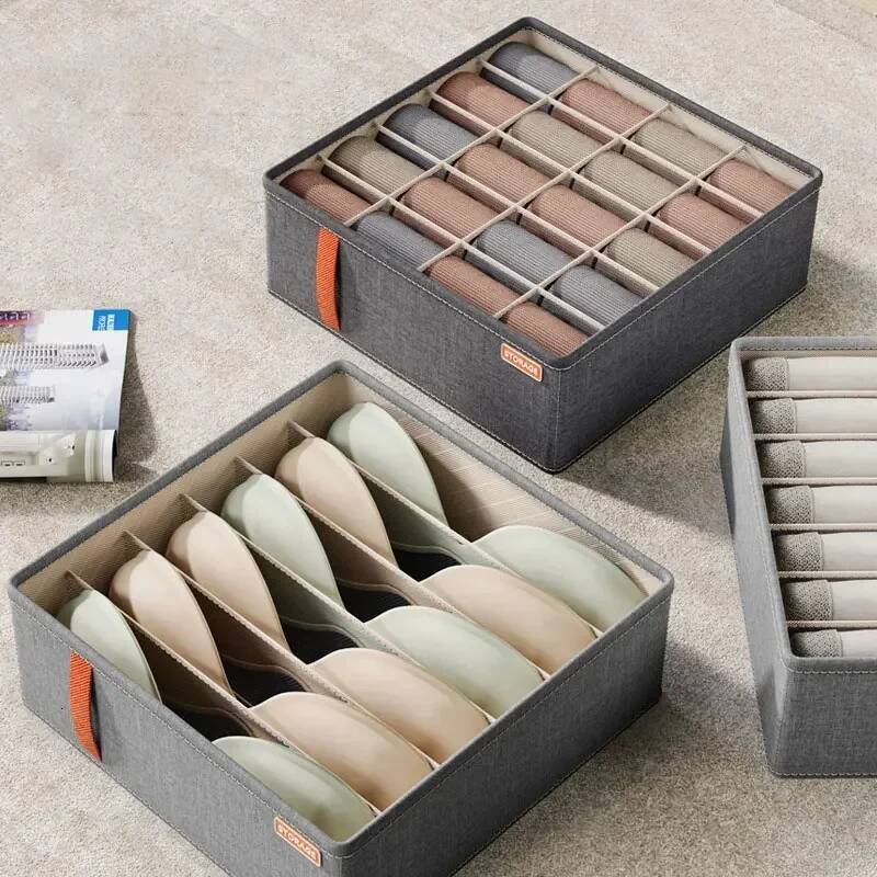 Clothes Organizer Underwear Socks Bra Drawer Organisers Clothing Boxes Cabinets Drawers Separator For Pants Storage Box ddmysept ddmysept