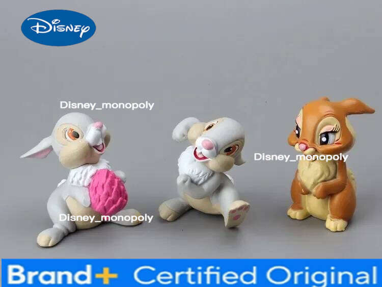 Disney 7PCS Cartoon Bambi Deer Toys PVC Action Figures Rabbit Figurine Squirrel Model anime Dolls Christmas Gifts For Kids H260105