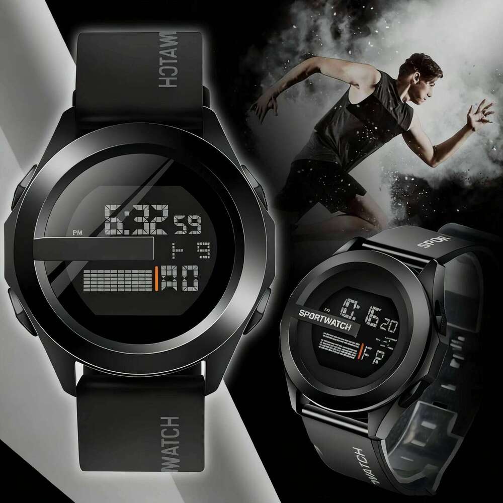 New high color value technology sense Sports digital LED electronic wrist watch, suitable for Christmas Halloween gifts 26N0105