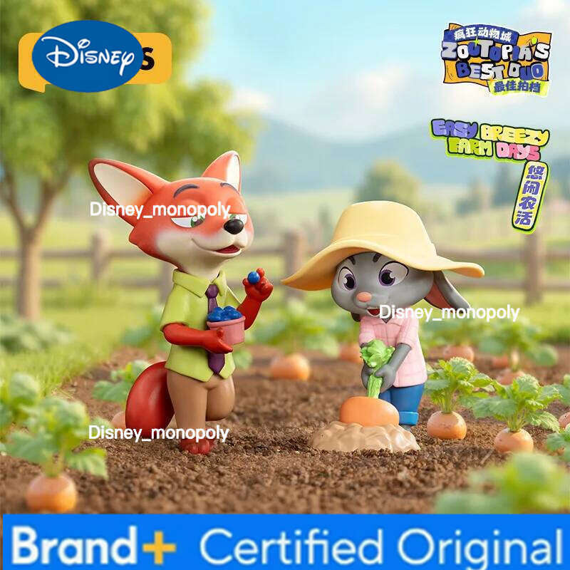 Disney In Stock 52TOYS Zootopia Blind Box Best Partners Series Anime Figures Trendy Toys Ornaments Collection Birthday Gifts Toy H260105 H260105
