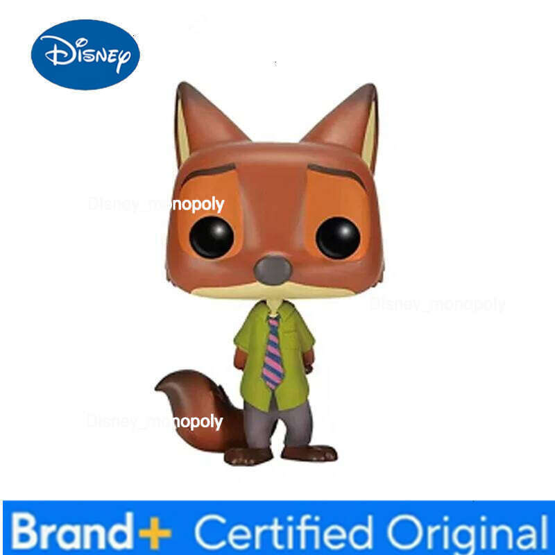 Disney New Zootopia Nick Wilde Judy Hopps Flash Model Toys Limited Edition Action Figures Statue Doll Desktop Decors Kids Gifts H260105 H260105