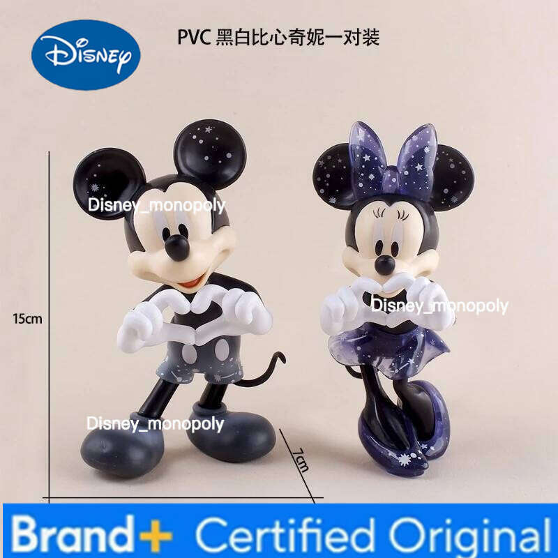 Disney Mickey Minnie mouse action cartoon model toy DIY cake decorations desktop decoration birthday gifts H260105