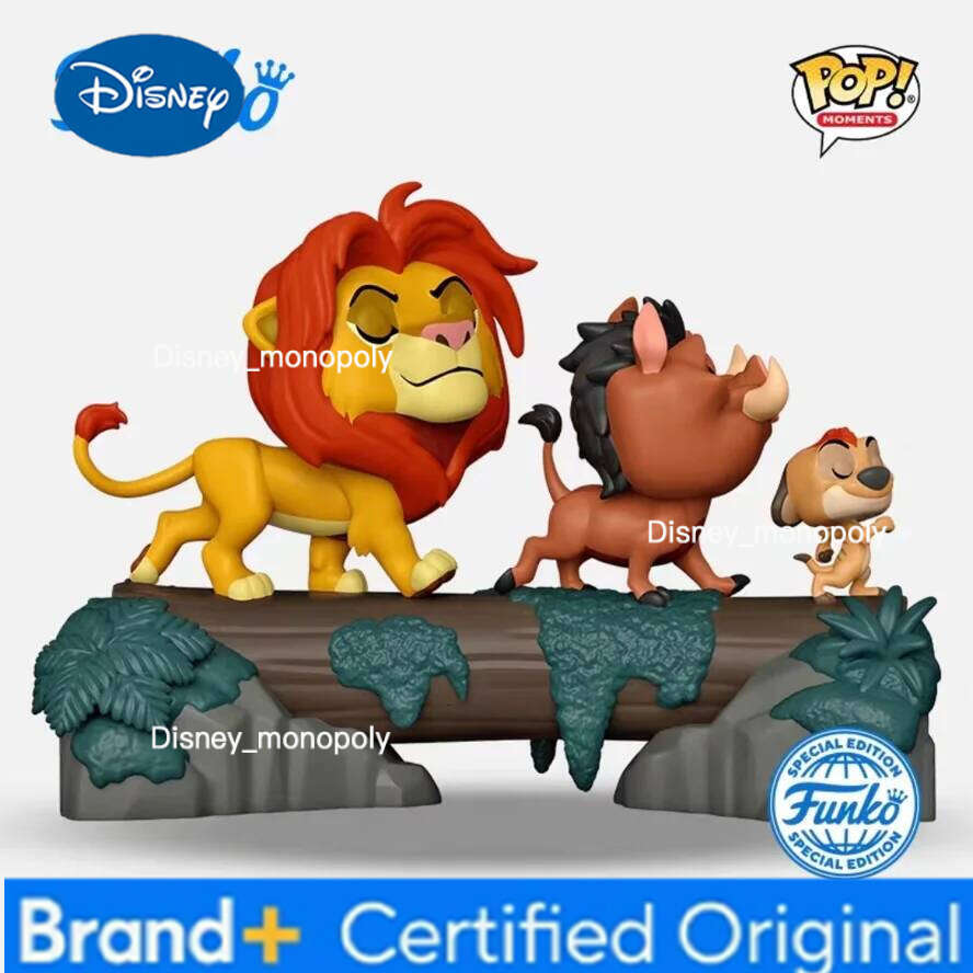 Disney Funko Pop! Lion King Hakuna Matata Model Toys Movie Character Simba Action Figures Limited Edition Statue Doll Kids Holiday Gift H260105