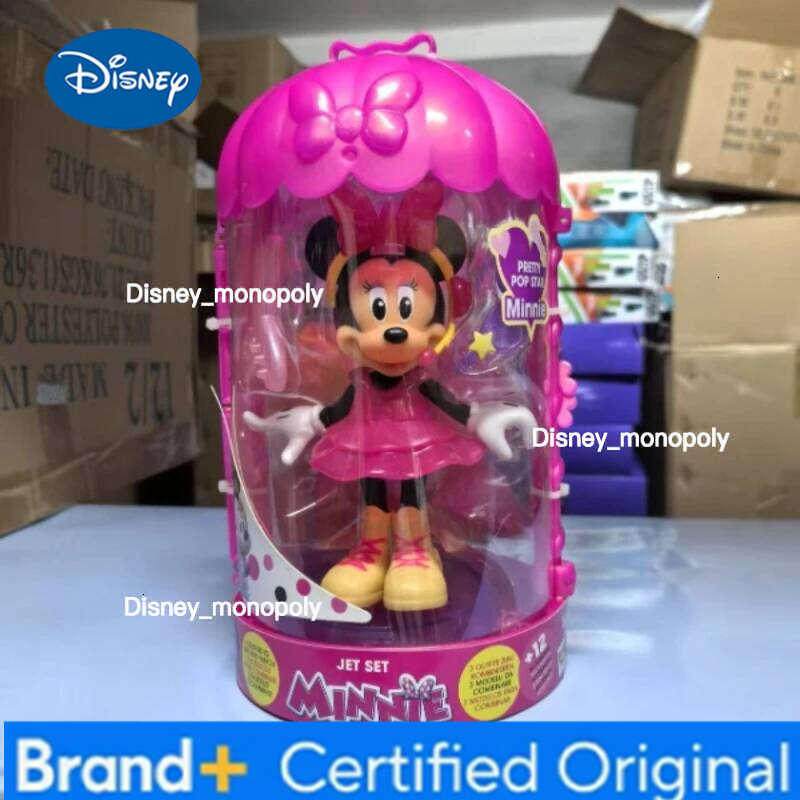 Disney Cartoon Anime Minnie Mouse Shapeshifting Dressing Action Figures Collection Ornaments Model Toy Children Gifts H260105 H260105