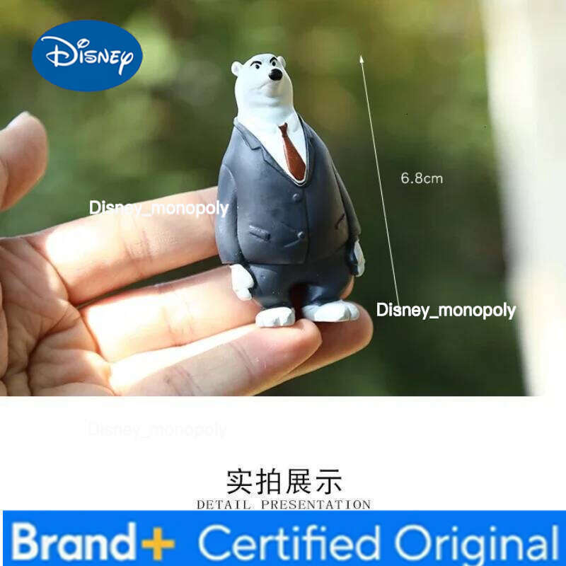 Disney 12PCS/4-8cm Cartoon Zootopia Fashion Trendy Action Figure Nick Fox Judy Toy Model Decor Children's Holiday Festival Gifts H260105 H260105