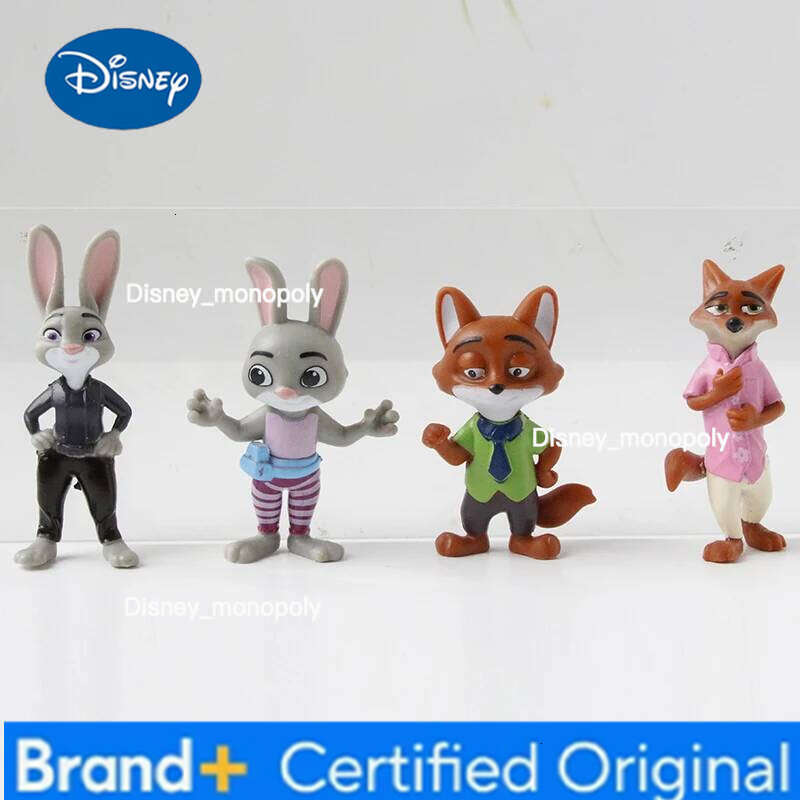 Disney 12Pcs/Set Zootopia 2 Zootropolis Doll Toy Nick Judy Gary Gazelle Cartoon Anime Action Figure Model Cake Ornaments Gift H260105