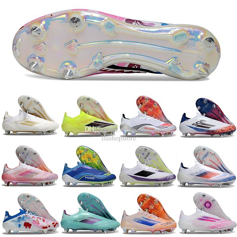 F5O SG Soccer Cleats Metal Studs Cleats Polar Victory Pack Lamine Yamal Limited Edition LY304 Elite Men Solar Energy Pure Victory Laceless Soft Ground Football boots