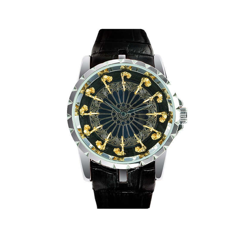 12-inch fashion trend men's watch with large dial, water-resistant, for students, revolutionary design, casual style