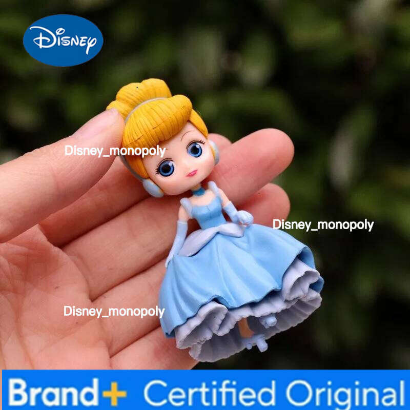 Disney Q Version Mermaid Alice Long Hair Snow White Figure Miniature Model Cake Decoration Desktop Ornament H260105 H260105