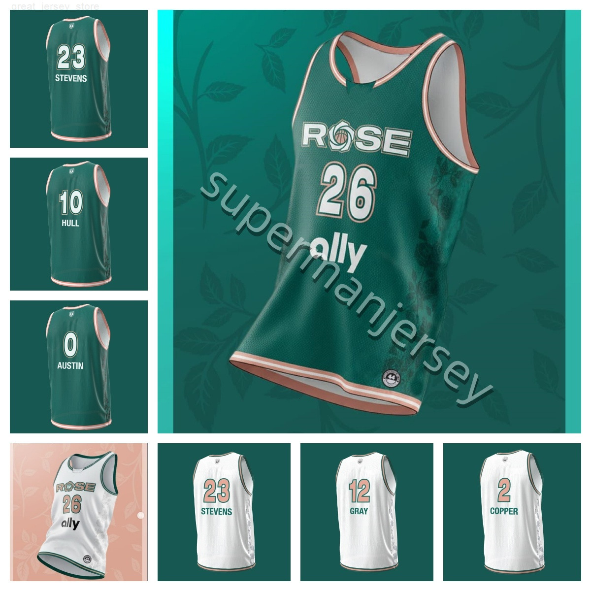 2026 Unrivaled Rose Basketball Jersey Chelsea Gray Shakira Austin Hull Lexie Azura Stevens Kahleah Copper Sug Sutton