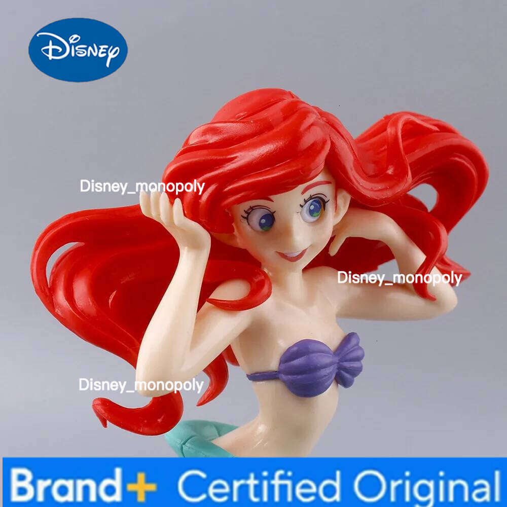 Disney Anime Little Mermaid Action Figure Toys Ariel The Princess Charm Collection Room Desktop Decoration Surprise Gift H260105