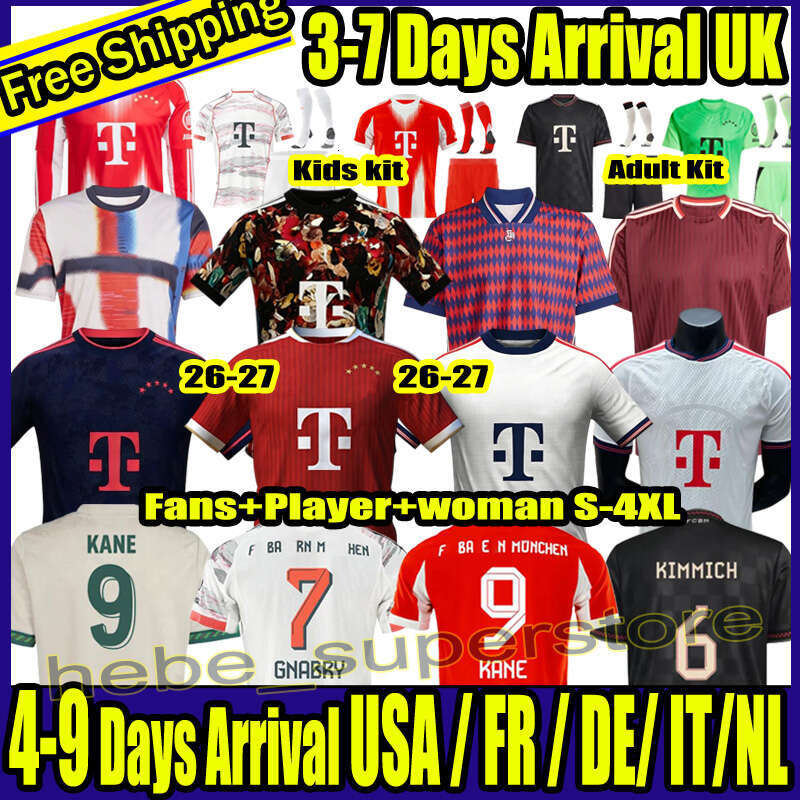 S-4XL 25 26 GORETZKA KANE 125 TH soccer jerseyS SANE KIMMICH MUSIALA DAVIES Oktoberfest Shirts 50th COMAN LAIMER TEL BAYERNS mUNIch GNABRY 2025 2026 Kit Kids Eq