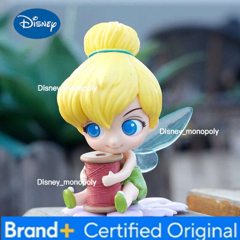 Disney 14 style Princess Q Posket Mermaid Tinker Bell Cinderella Action Figures PVC Model Dolls decor birthday party Kids Toy H260105