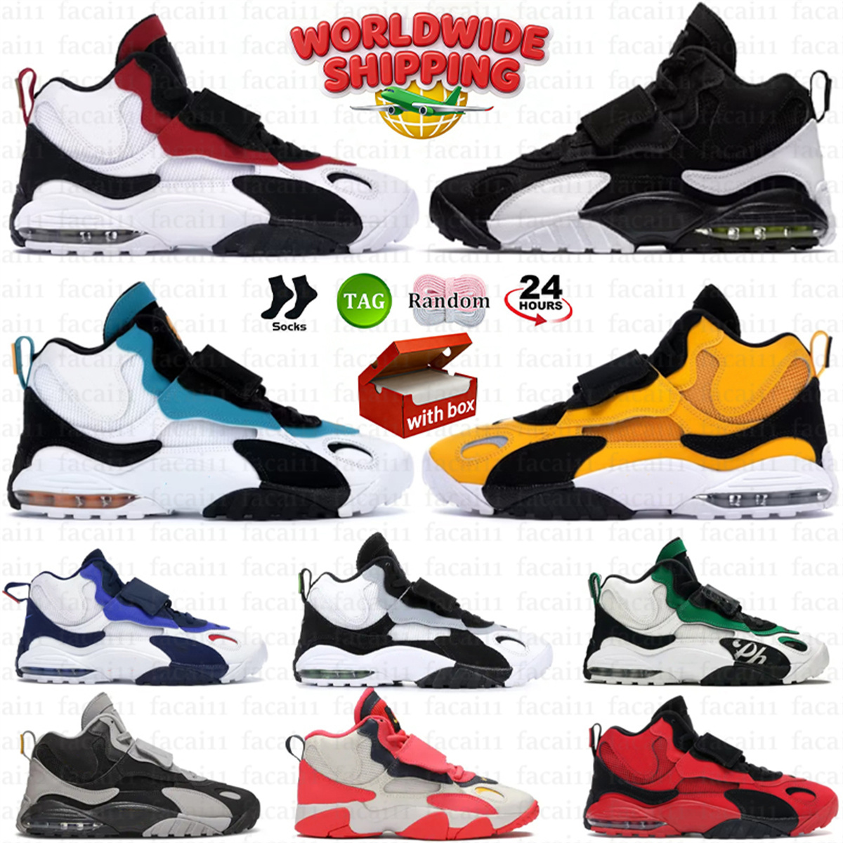 Speed Turf Basketball shoes Black White Green University Gold Mens Sports Trainers Sneakers