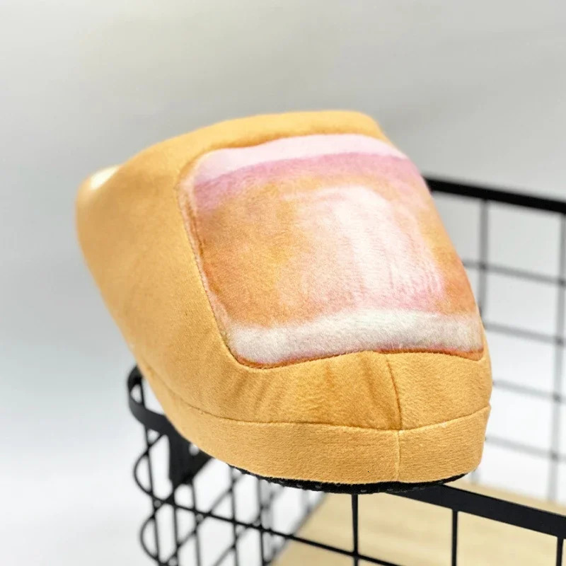 Funny Toe Plush Slippers Men Women Home Floor Shoes Soft Sole Cute Nail Print One Size Indoor House Slides For Couples 260104