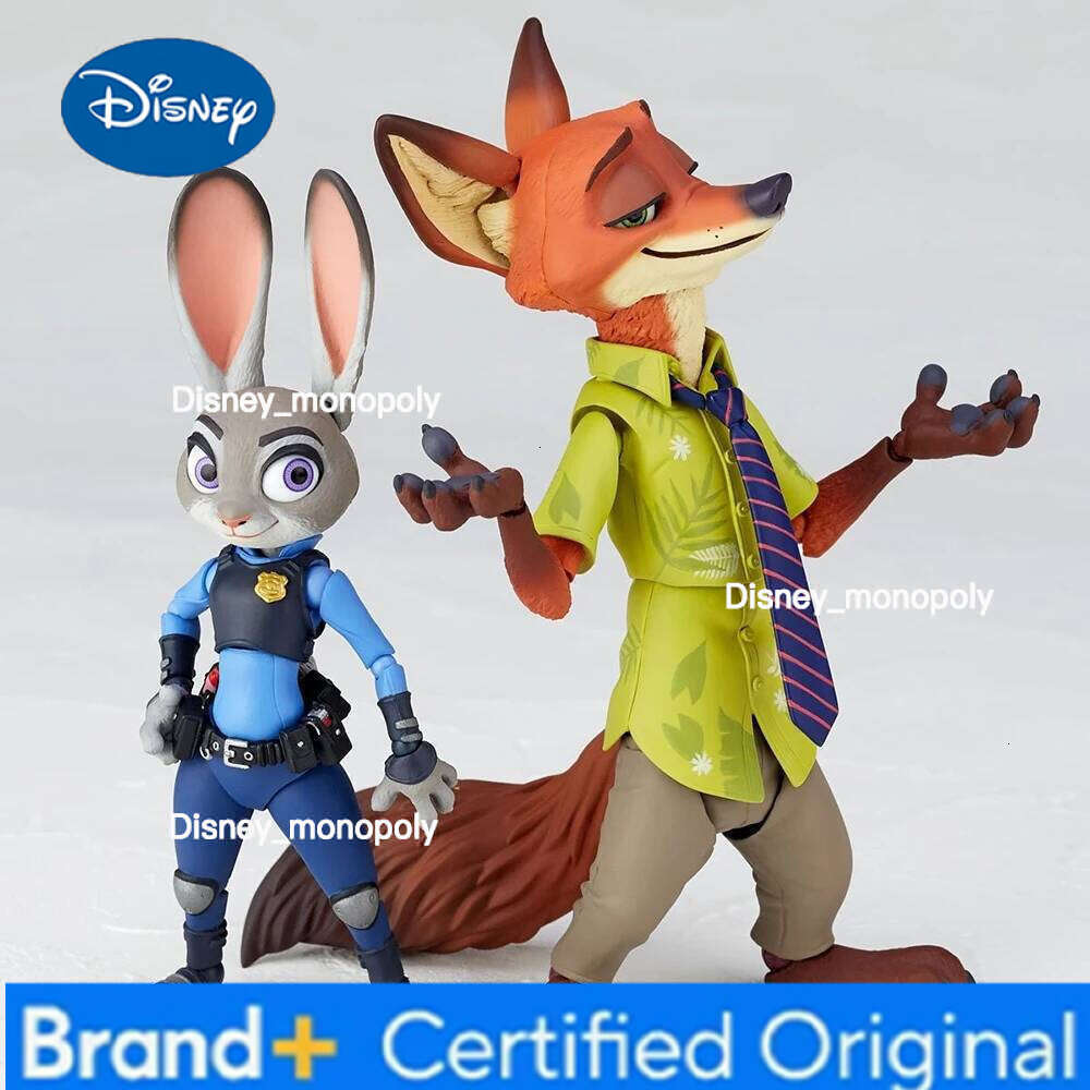 Disney In Stock Original Kaiyodo Zootopia - Judy Hopps Anime Action Figure Model Decoration Collection Series Gifts Toys H260105 H260105