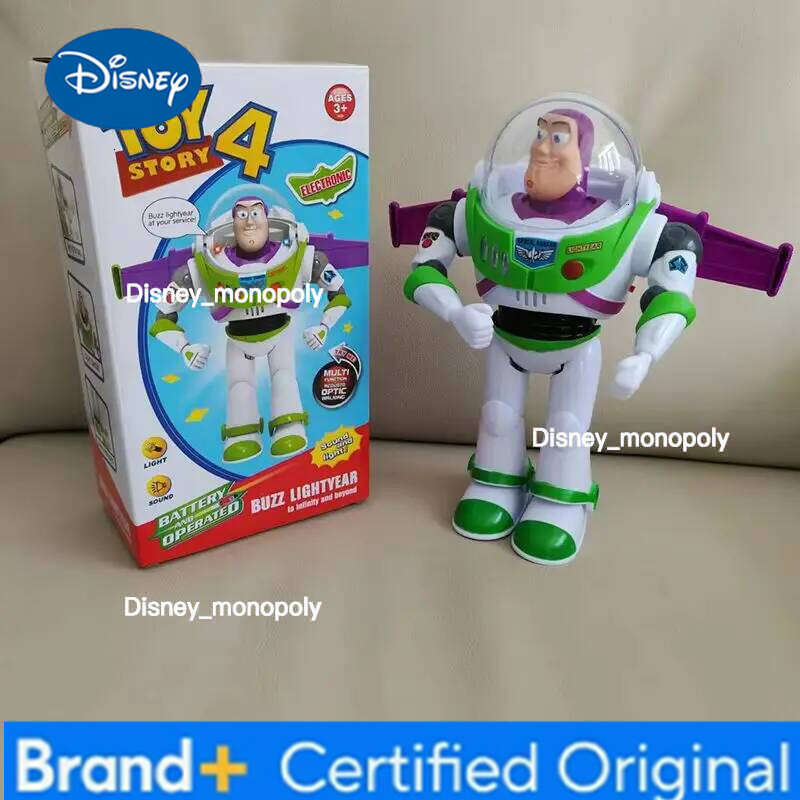 Disney NewIn Stock Story Buzz Lightyear Electric Walking Robot Doll Action Figure Pixar Model Toy Suitable For Kids Birthday Gift H260105 H260105