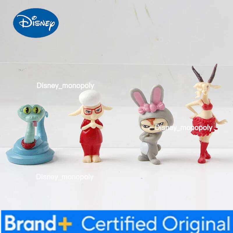 Disney 12Pcs/Set Zootopia 2 Zootropolis Doll Toy Nick Judy Gary Gazelle Cartoon Anime Action Figure Model Cake Ornaments Gift H260105