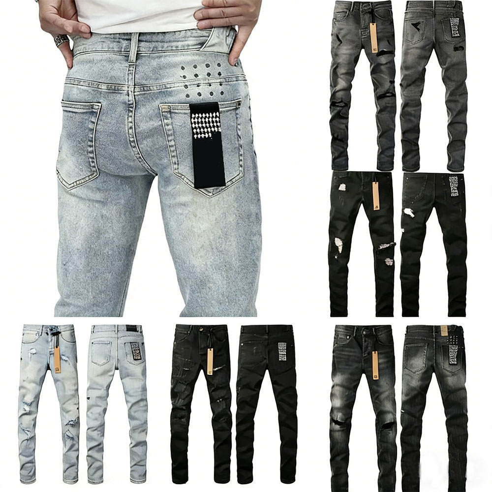 jeans jeans for mens baggy jeans designer jeans men pants trendy comfy jeans skinny jeans slim fit jeans black trousers Broken hole Zipper jean washed jeans stretchy