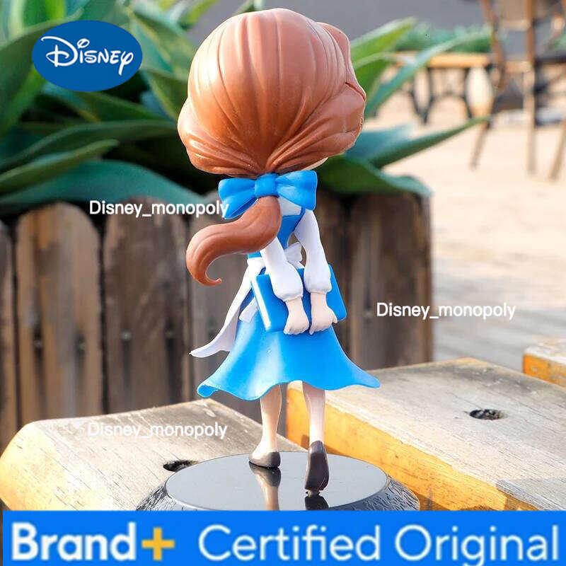 Disney Q Posket Beauty and the Beast Toys Belle PVC Princess Figures Action Collectible Model Toy for children gift H260105